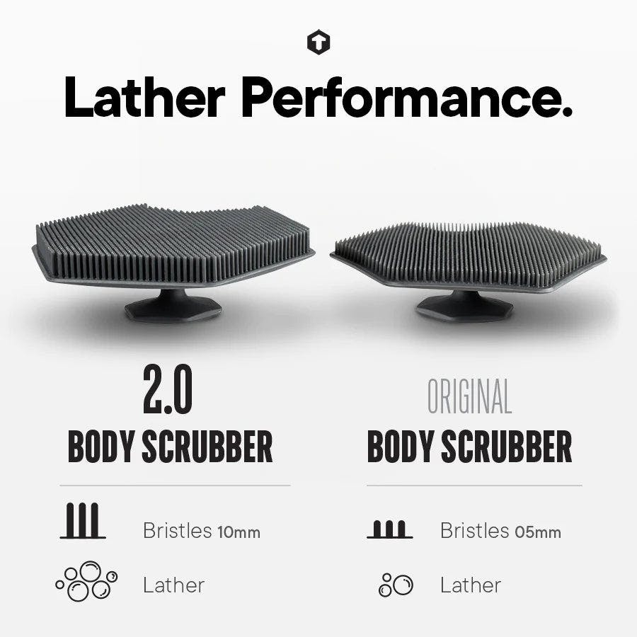 Tooletries The Body Scrubber 2.0 - Charcoal