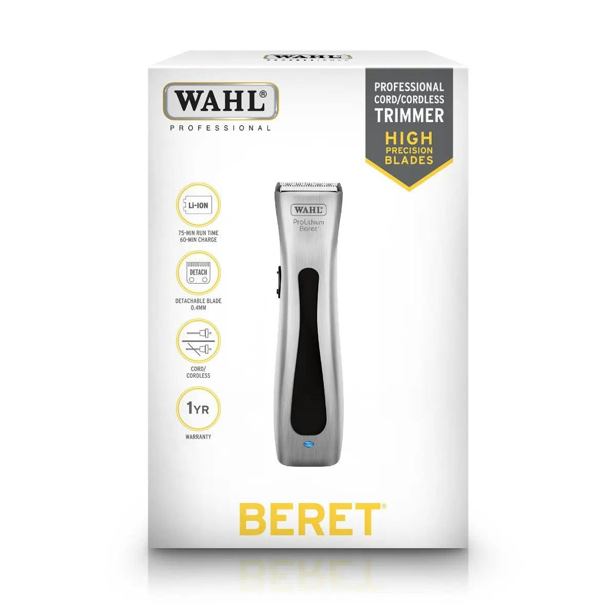 Wahl Professional Beret Trimmer Pro Lithium - Brushed Aluminium