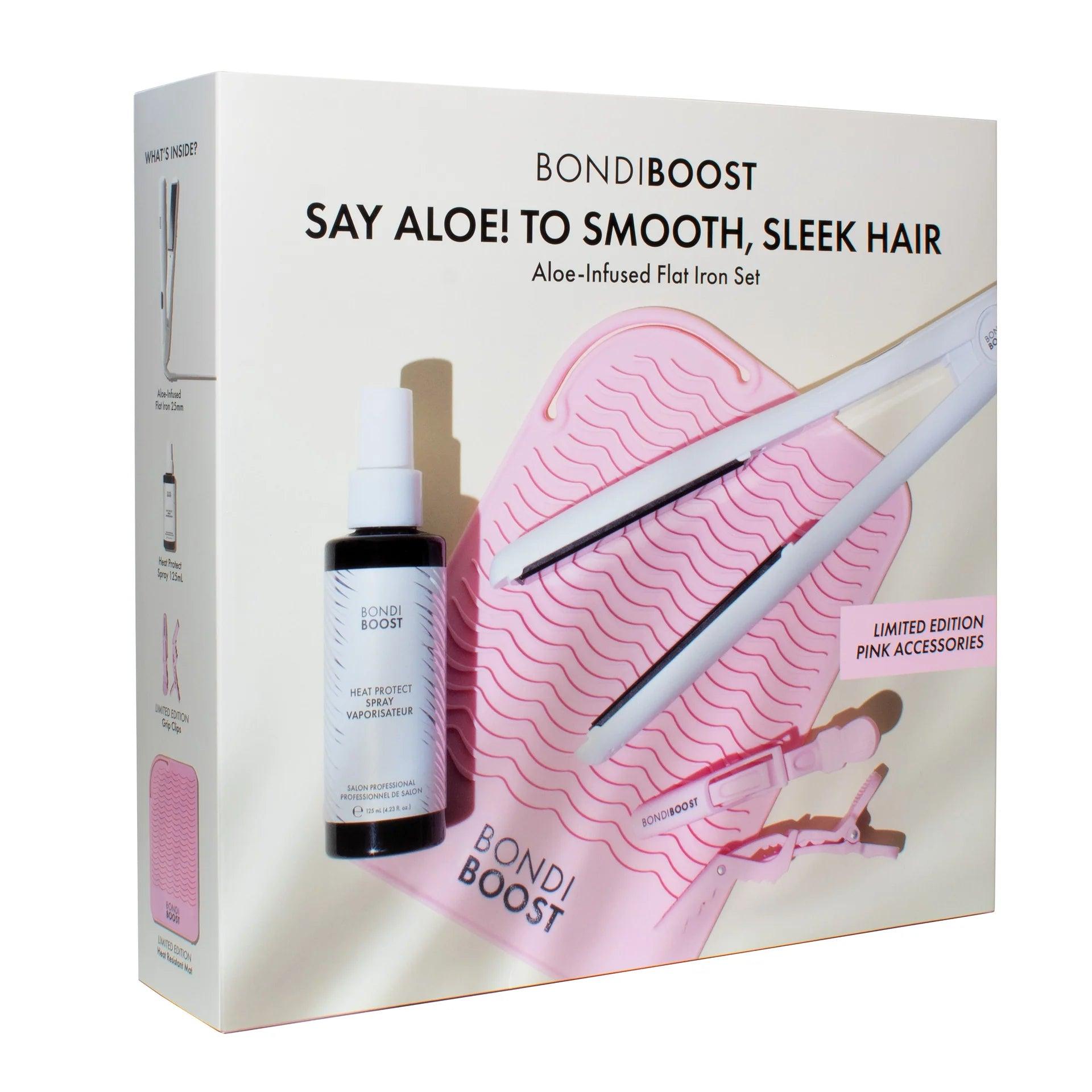 Bondi Boost Aloe-Infused Flat Iron Kit