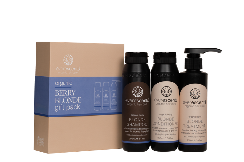 EverEscents Organic Blonde Trio Pack with Deep Treatment