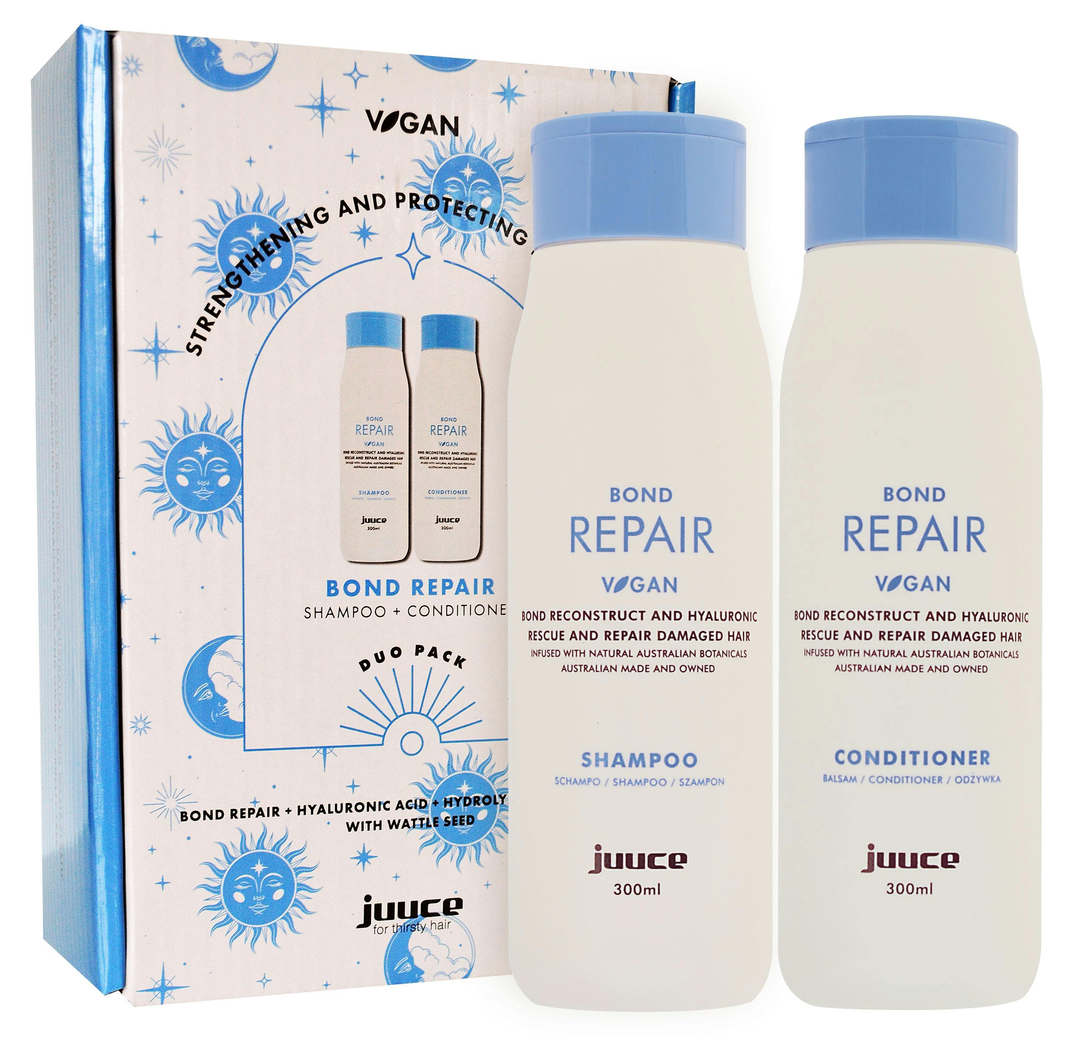 Juuce Bond Repair Shampoo & Conditioner 300ml Duo