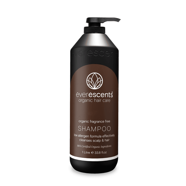 EverEscents Organic Fragrance Free Shampoo 1000ml