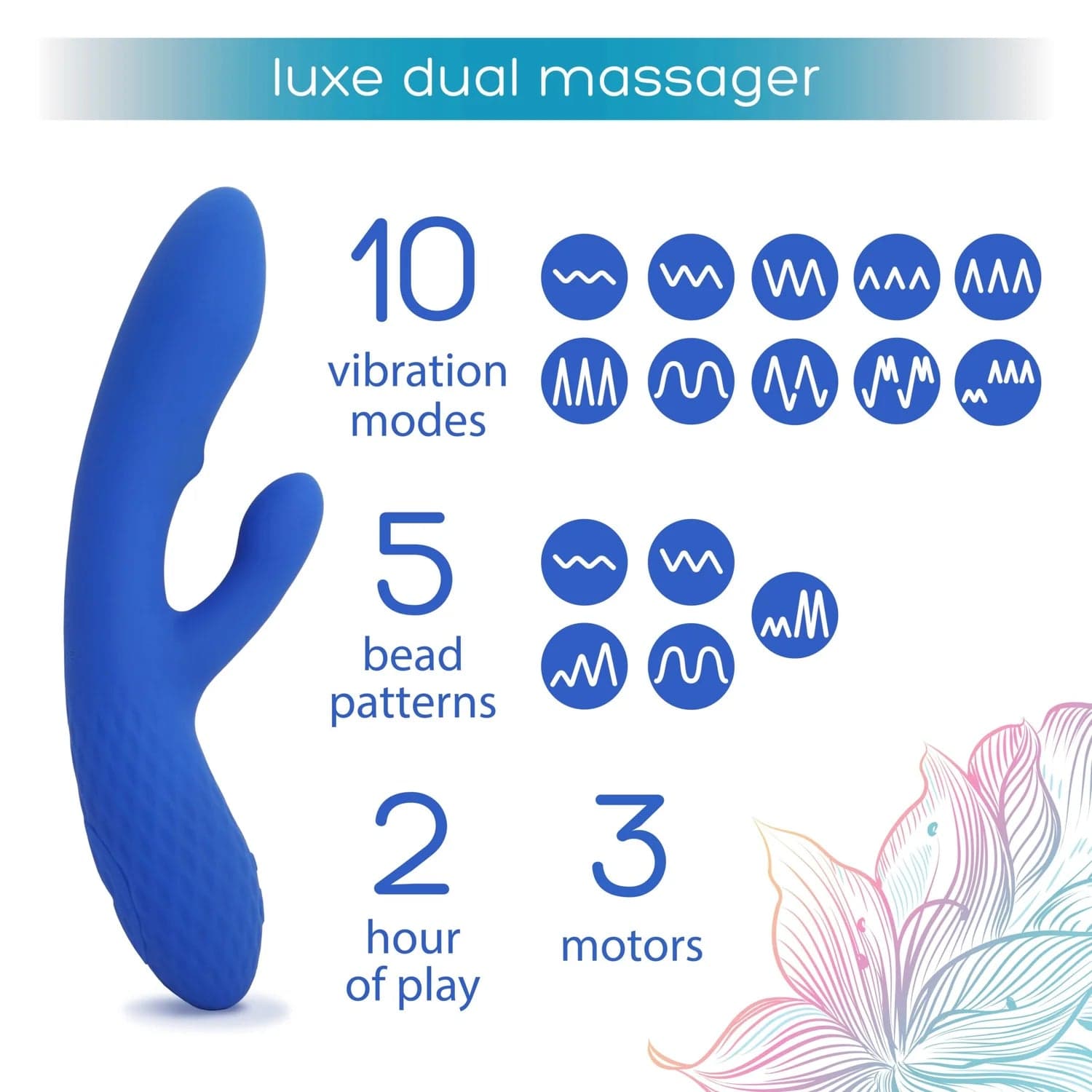 plusOne Dual Luxe Massager