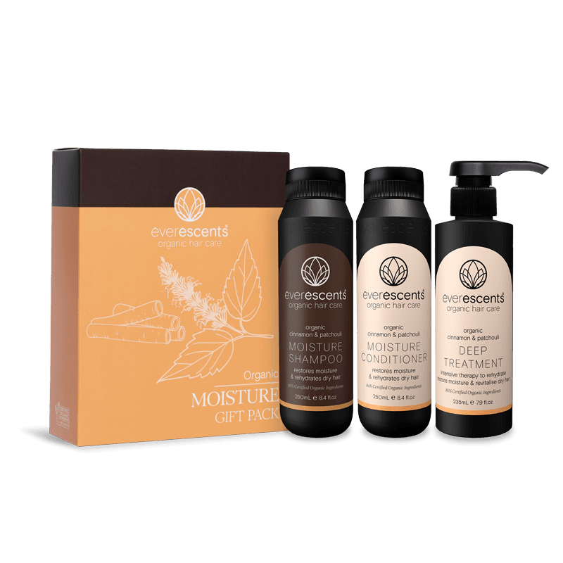 EverEscents Organic Moisture Trio Pack with Deep Treatment