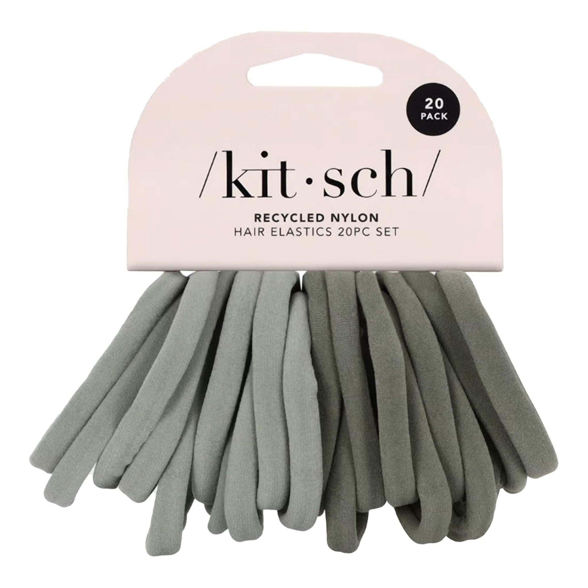 Kitsch Eco-Friendly Nylon Elastics 20pc - Eucalyptus