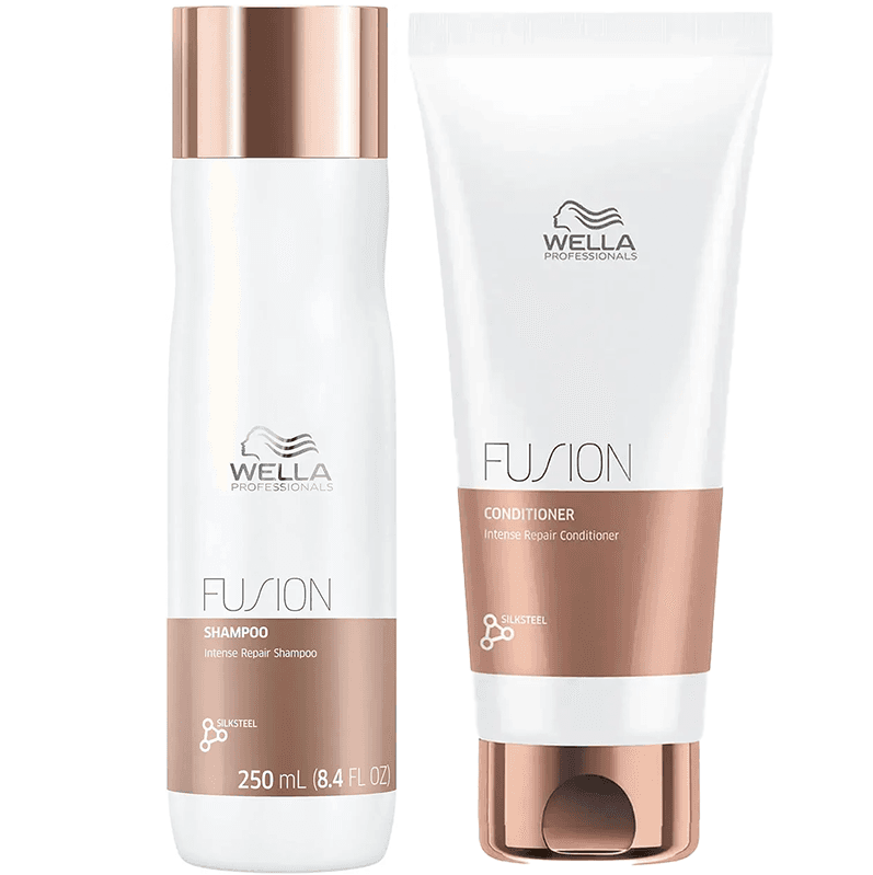 Wella Professionals Fusion Intense Repair Shampoo 250ml and Conditioner 200ml Bundle