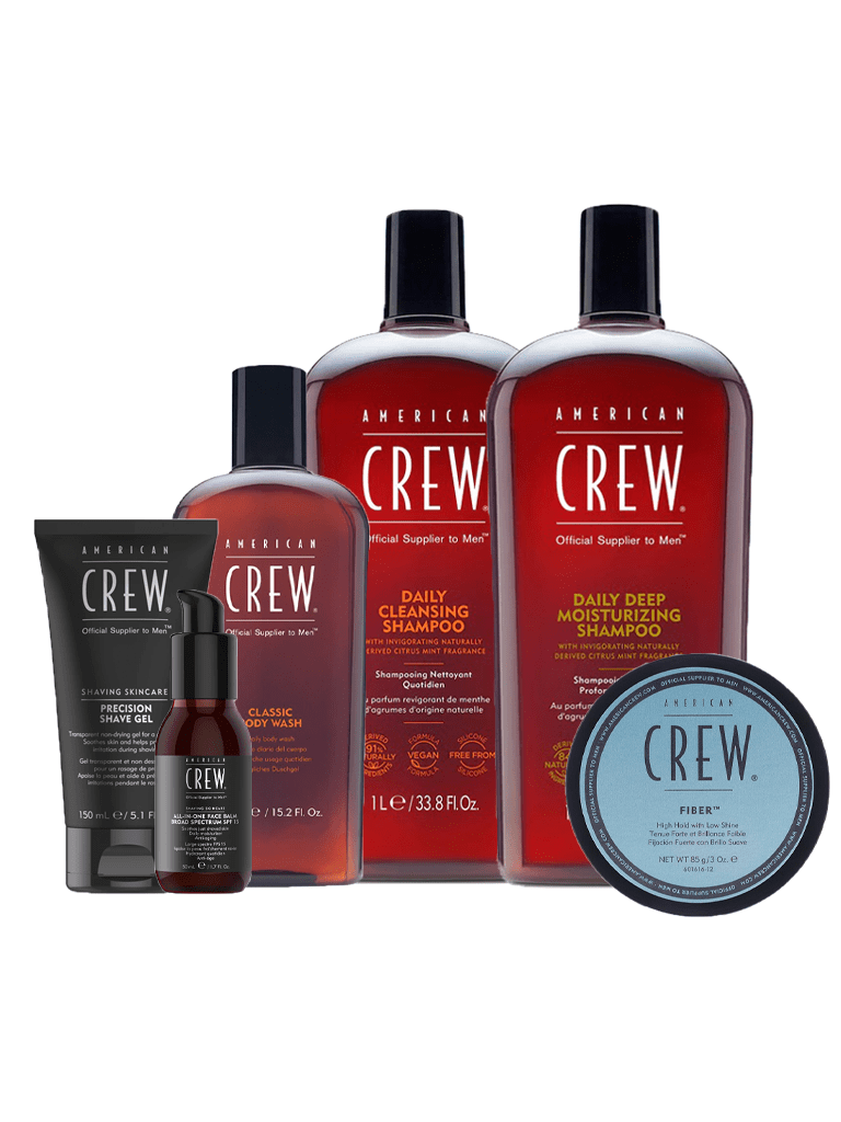 Crew Conditioner and Shampoo American | & OZ 450ml Beauty Classic 3-in-1 Body Wash Hair