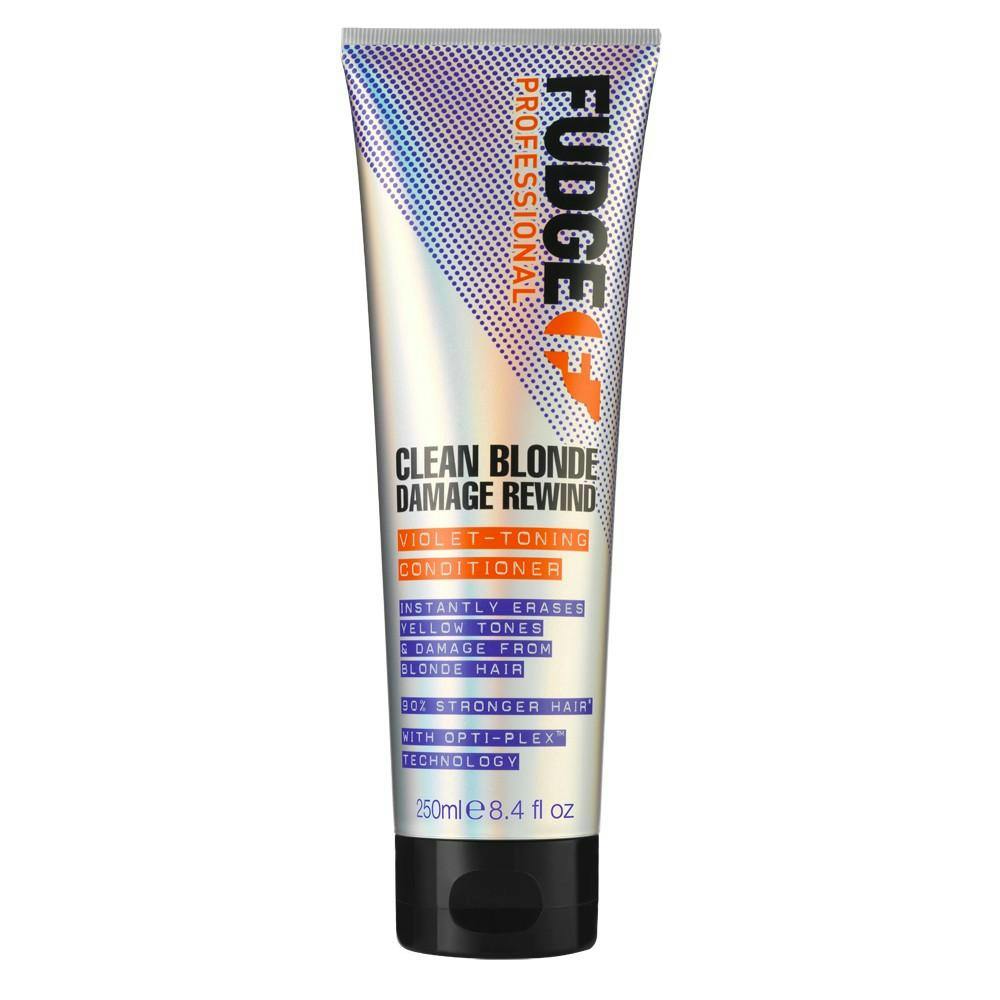 Blonde Shampoo 1000ml & Clean Toning | Fudge Violet Beauty Hair OZ