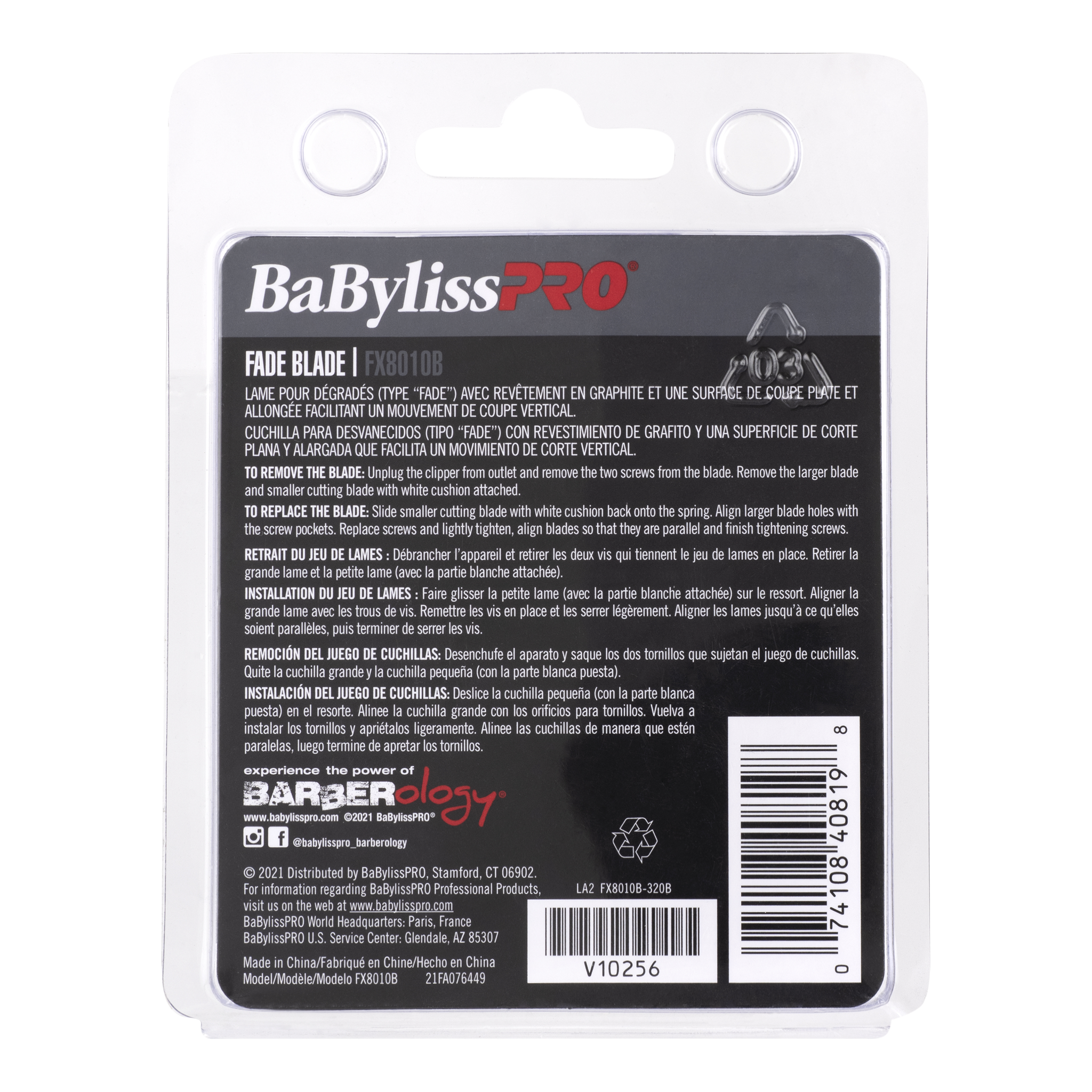 BaBylissPRO Replacement Blade Graphite PVD Coating Fade 