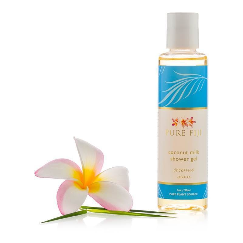 Pure Fiji Coconut Milk Shower Gel - White Gingerlily Infusion 90ml